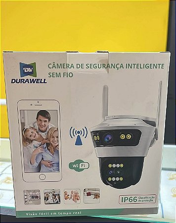 Camera Inteligente Smart Wifi Lente Tripla /Jortan 5 - Durawell