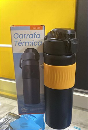 Garrafa Termica 600Ml 02 Cores - Wu-583
