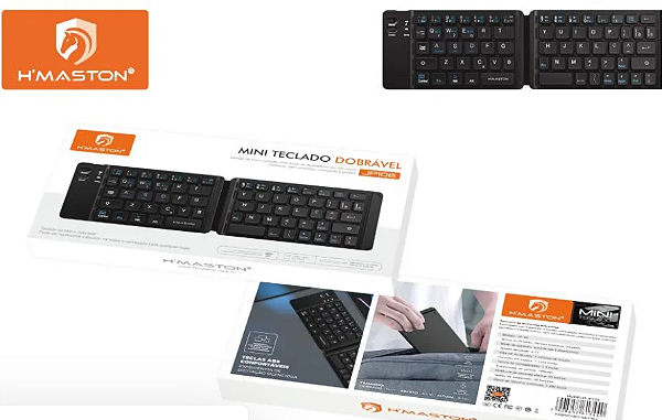 Mini Teclado Bluetooth Dobravel Hmaston Jp106