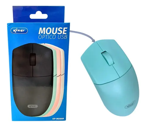 Mouse Usb Com Fio Knup 1000 Dpi Kp-Mu009