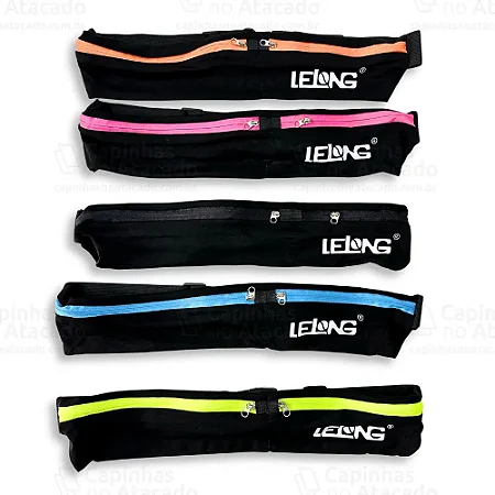 Pochete Esportiva Slim 02 Bolsos - Lelong Le-6510