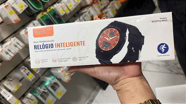 Relogio Smartwatch W39 Pro Max (Ip67) - Basik