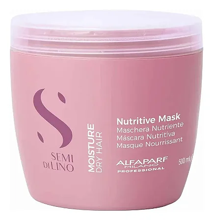 Máscara Alfaparf Semi di Lino Moisture Nutritive 500g para Cabelos Secos