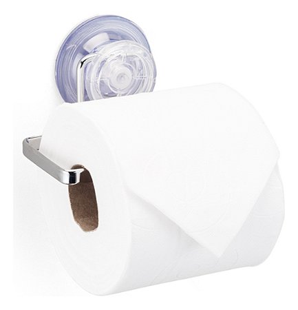 Porta Papel Higiênico Cromado Sucção 1348 - Arthi