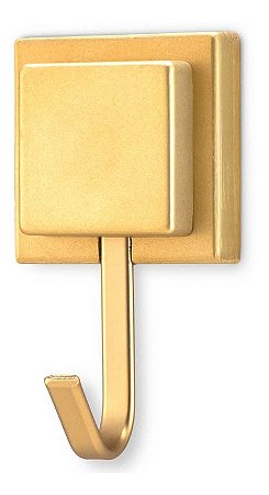 Gancho Cabide Suporte Porta Toalha Parede Banheiro 3m Dourado Fosco Arthi