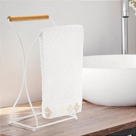 Porta Toalha Lavabo Rosto Suporte Pia Eco Design ~ Arthi White