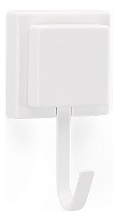 Gancho Cabideiro Para Banheiro em Aço Branco 3M Piatina Multiuso Lavabo Arthi