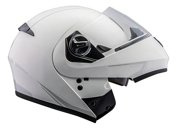 Capacete Articulado Branco ~ Peels Urban Classic Robocop Urb2