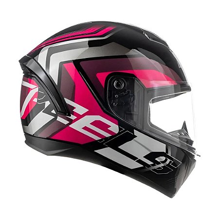 Capacete Spike II GTX ~ Peels PRETO/PINK  58