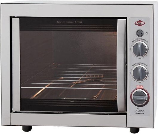 Forno Elétrico Luxo Inox Advanced 46 litros 2.4 LAYR voltage 220V