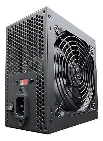 Fonte Atx 750w Real Trs 7400b 24 Pinos Box Tronos Preto