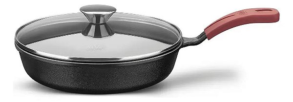 Frigideira De Ferro Fundido MTA 24cm 1,9L Tvt Forno E Fogão