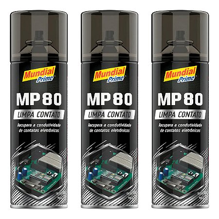 Limpa Contato Elétrico Eletronico Pc Placa Mundial Prime MP80 quantity 3