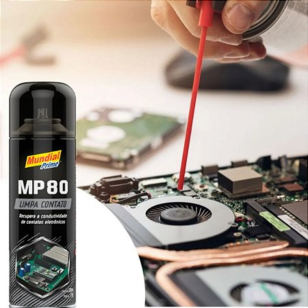 Limpa Contato Elétrico Eletronico Pc Placa Mundial Prime MP80 quantity 1