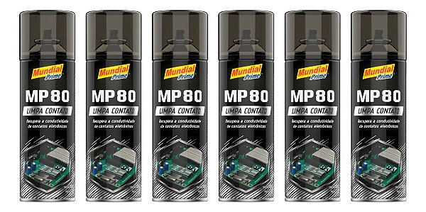 Limpa Contato Elétrico Eletronico Pc Placa Mundial Prime MP80 quantity 6