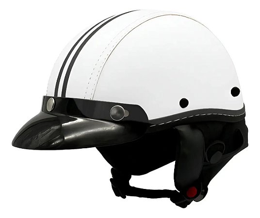 Capacete Coquinho Kraft Esporte Ebike Moto Scooter Elétrica Cor Branco  G