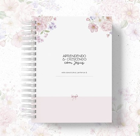 Devocional Infantil Feminino Crescendo e Aprendendo com Jesus