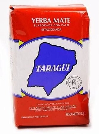 COMPRAR YERBA MATE ARGENTINA TARAGÜI 500G - BAHIA YERBAS ARGENTINAS