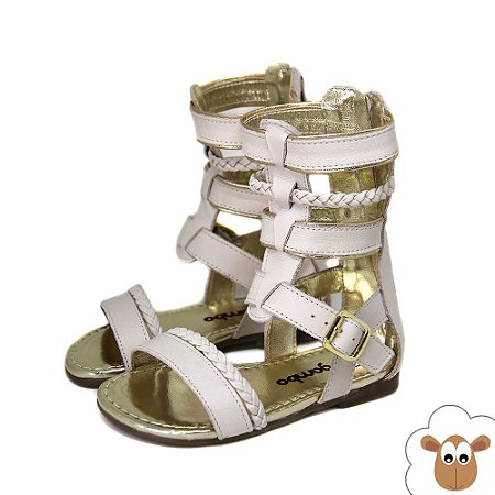 sandália gladiadora infantil