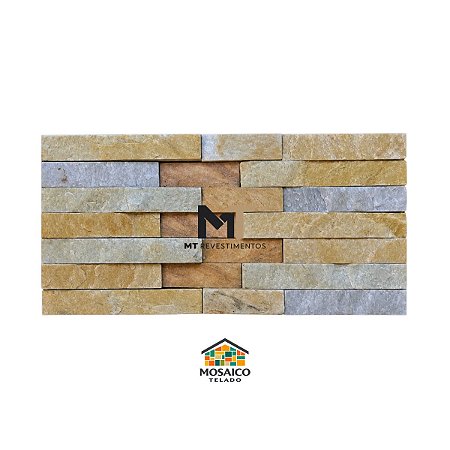 Filete Canjiquinha Pedra São Tomé Amarela - 1 m²