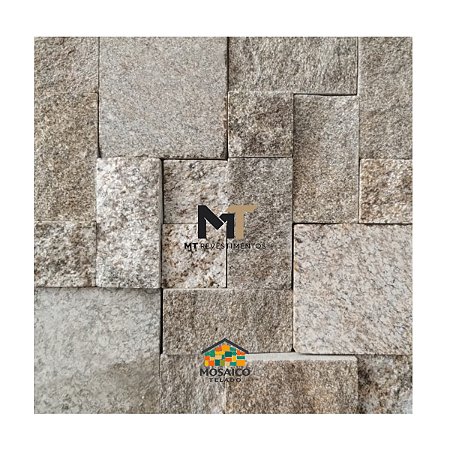 Mosaico Pedra Moledo Variadão Telado 30x30 - 1 m²
