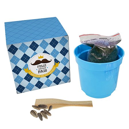 AL017 - Kit Cultivo Eco Cubo com Sementes de Flores