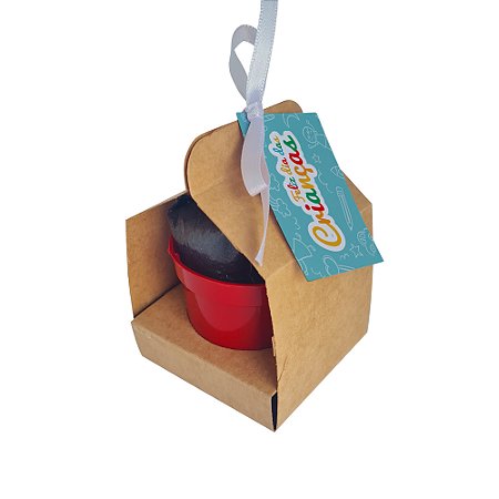 AL029 - Kit Cestinha Kraft com Semente Personalizada
