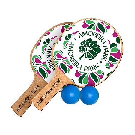 AL340 - Kit Jogo Ping-Pong com Raquetes e Bolinhas