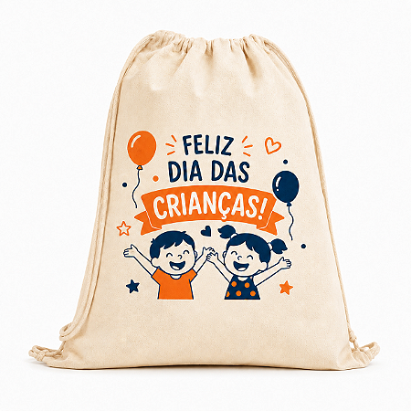 AL046 - Mochila Saco Algodão Sem Bolso