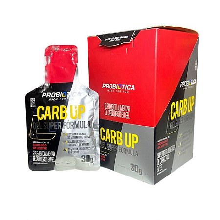 Carb Up Energy Gel Caixa 10 unidades (300g) - Morango Silvestre