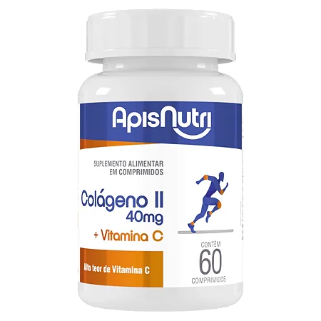 Colágeno Tipo II + Vitamina C 500mg (60 caps)