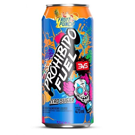 Prohibido Fuel Pré-Treino Drink (473ml) - Fruit Punch