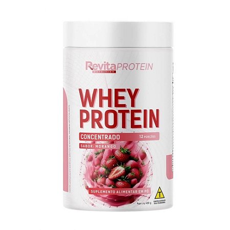 Whey Protein (480g) - Vencimento 30/09/2026 - Morango