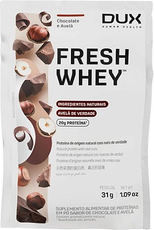 Fresh Whey Sachê (29g) - Chocolate e Avelã (31g)