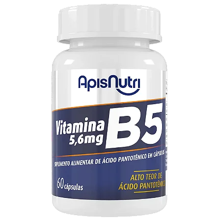 Vitamina B5 - 5.6mg (60 caps)