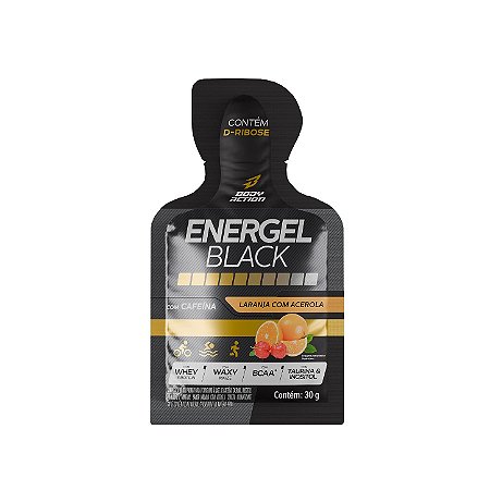 Energel Black (30g) - Laranja c/ Acerola