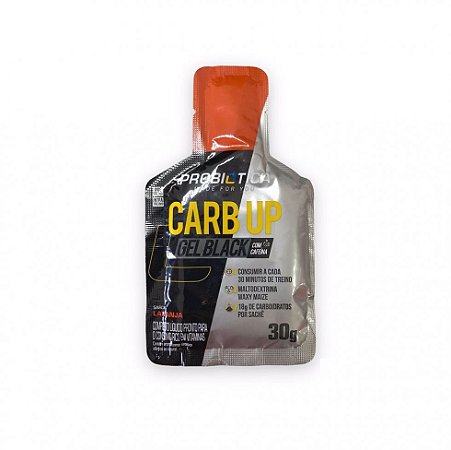 Carb Up Black Gel (30g) - Laranja