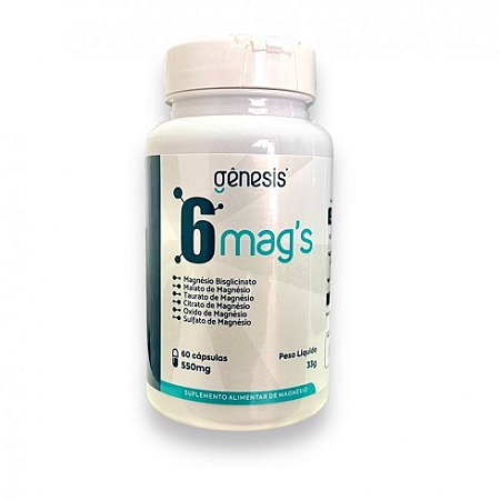 6 Mag's 550mg (60 caps)
