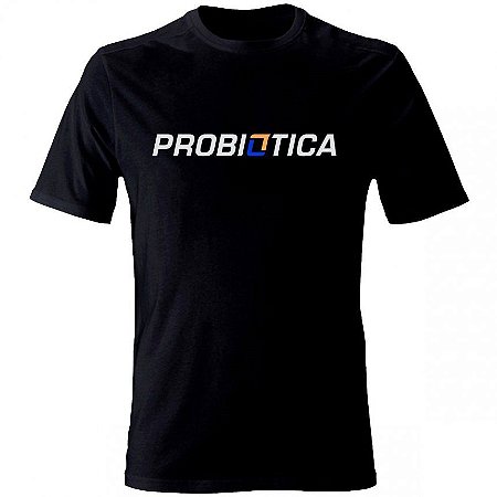 Camiseta Preta Probiótica - G