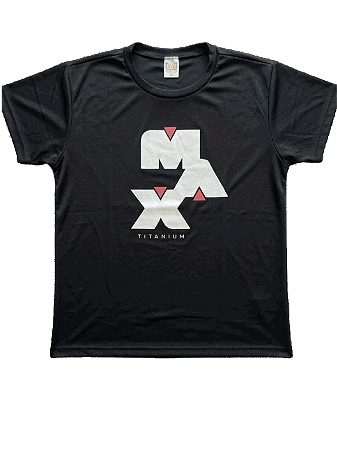 Camiseta Preta Max Titanium - Ex G