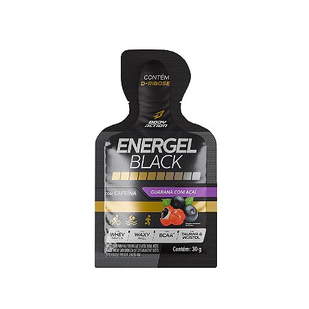 Energel Black (30g) - Guaraná e Açai