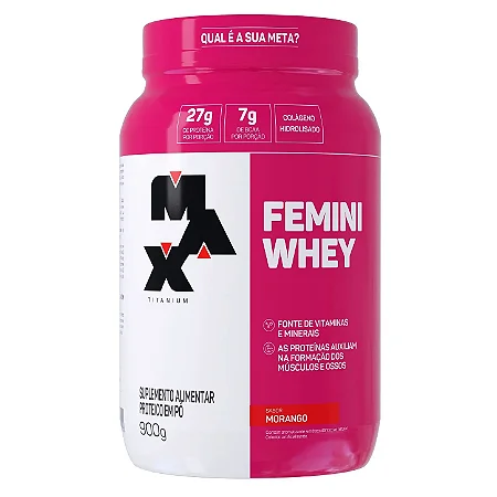 Femini Whey (900g) - Morango