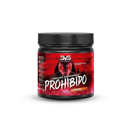 Prohibido HardCore Pre Workout (180g) - Citrus