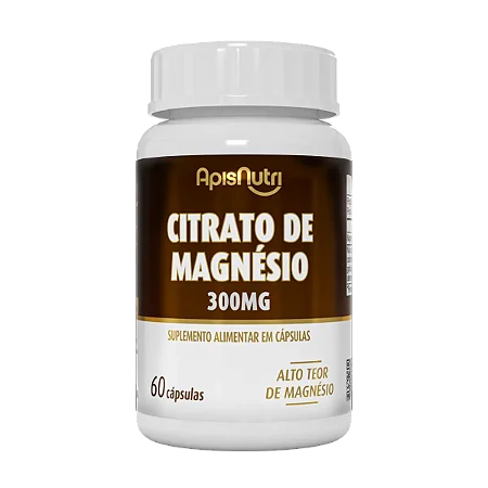 Citrato de Magnésio 300mg (60 caps)