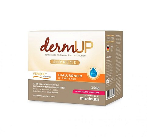 DermUP Supreme Verisol + Ácido Hialurônico (30 Sachês 5g) - Frutas Vermelhas