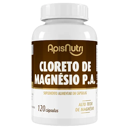 Cloreto de Magnésio - 600mg (120 caps)