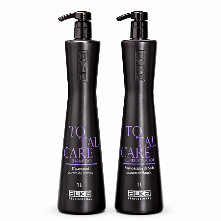 Kit Shampoo e Condicionador Total Care Alka 1000 ml cada