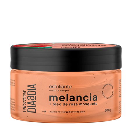 LABOTRAT Esfoliante Rosto e Corpo Melancia e Rosa Mosqueta 300g – Clareia a Pele e Combate a Acne