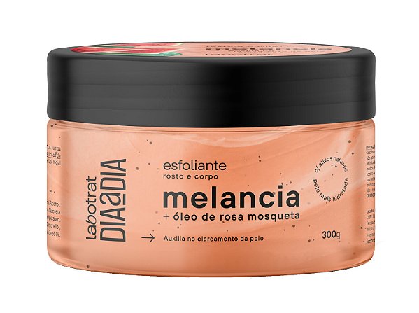 LABOTRAT Melancia Creme Esfoliante para o Rosto e Corpo com Rosa Mosqueta 300g