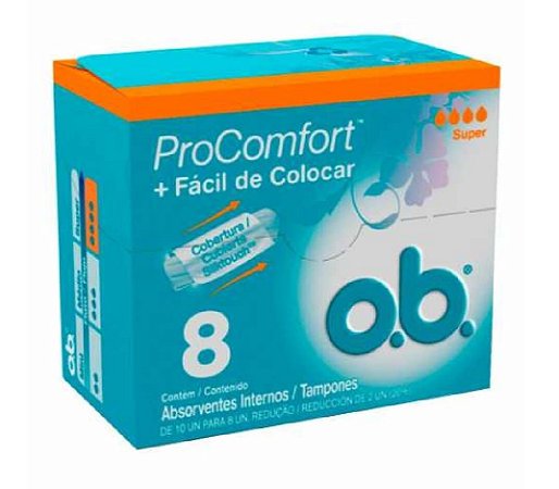 o.b. Absorvente Interno ProConfort Super 8un